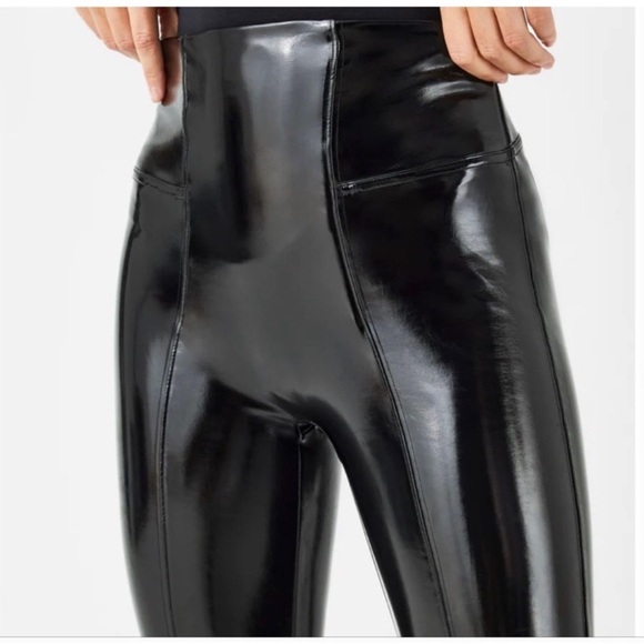 Spanx Faux Patent Leather Leggings - Picture 5 of 16